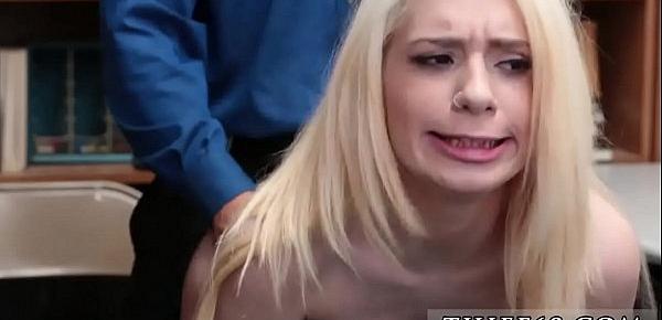  Blonde milf anal dildo and very petite teen Attempted Thieft